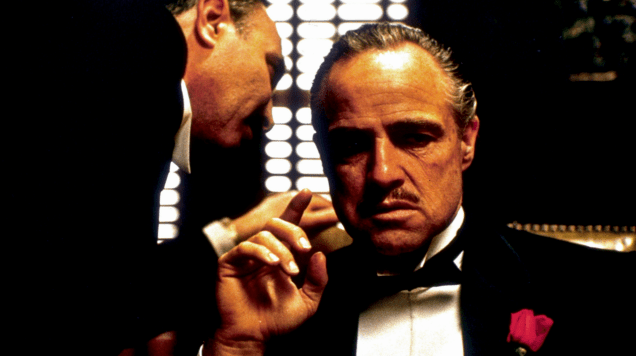 Marlon Brando as don Vito Corleone in The Godfather