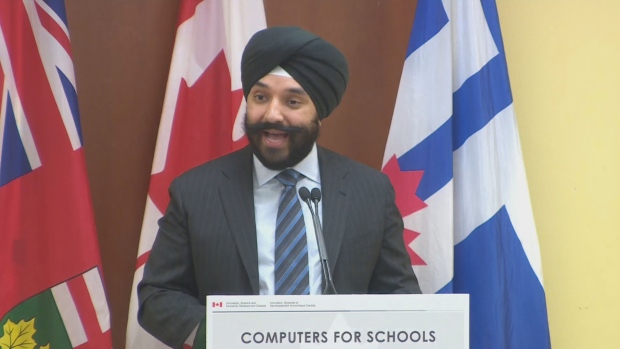 The Minister Navdeep Bains